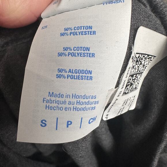 NWT Men's Faith Over Fear Dark Gray T-Shirt Size S - Picture 3 of 5